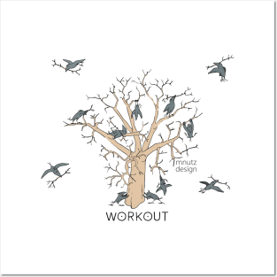 Wordplay - urban crow - Workout Posters and Art